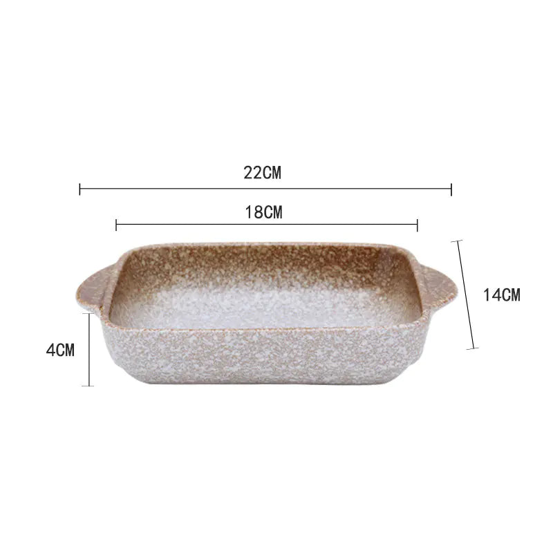 Creative Ceramic Baking Bowl for Microwave Use